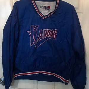 Kansas Jayhawks pullover windbreaker